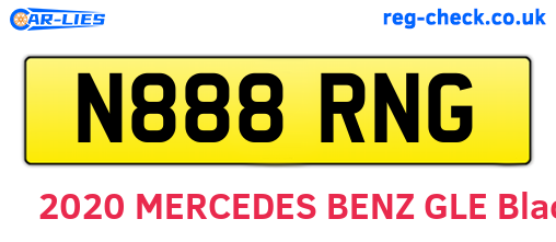 N888RNG are the vehicle registration plates.