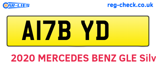 A17BYD are the vehicle registration plates.