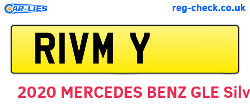 R1VMY are the vehicle registration plates.