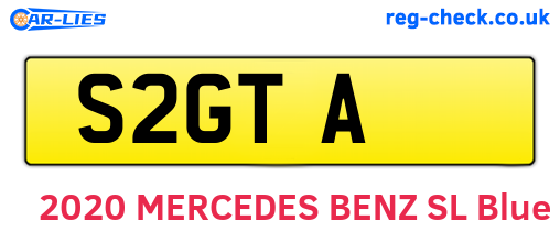 S2GTA are the vehicle registration plates.