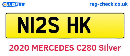 N12SHK are the vehicle registration plates.