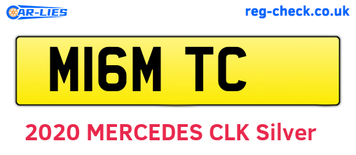 M16MTC are the vehicle registration plates.