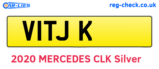 V1TJK are the vehicle registration plates.