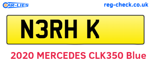 N3RHK are the vehicle registration plates.