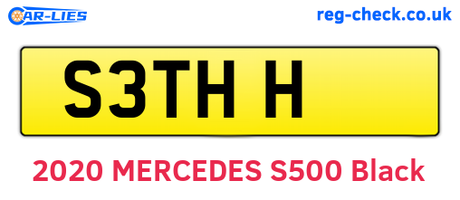S3THH are the vehicle registration plates.