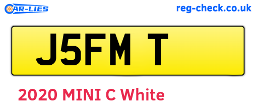 J5FMT are the vehicle registration plates.