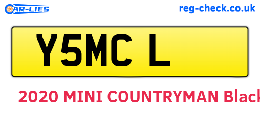 Y5MCL are the vehicle registration plates.
