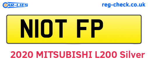 N10TFP are the vehicle registration plates.