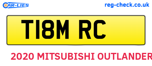 T18MRC are the vehicle registration plates.
