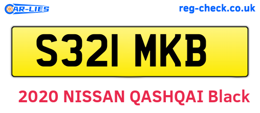 S321MKB are the vehicle registration plates.