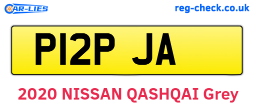 P12PJA are the vehicle registration plates.