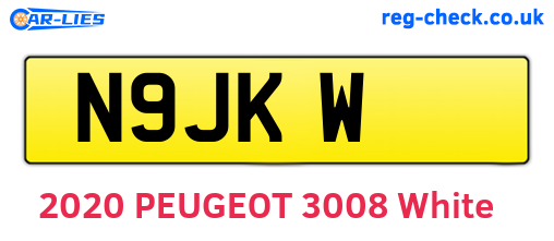 N9JKW are the vehicle registration plates.