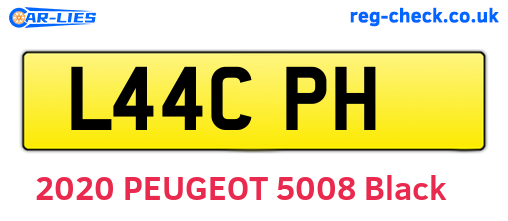 L44CPH are the vehicle registration plates.