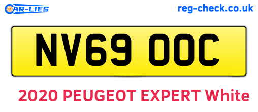 NV69OOC are the vehicle registration plates.
