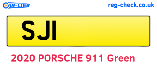 SJ1 are the vehicle registration plates.