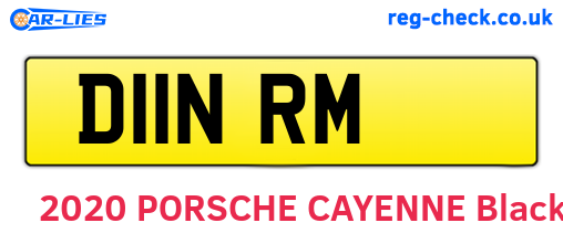 D11NRM are the vehicle registration plates.