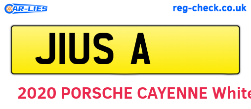J1USA are the vehicle registration plates.
