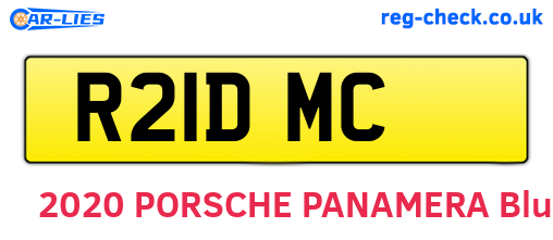 R21DMC are the vehicle registration plates.