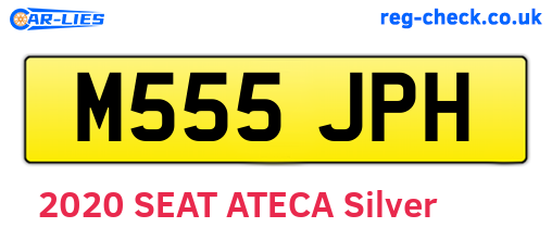 M555JPH are the vehicle registration plates.