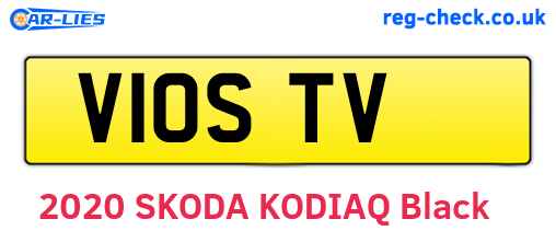 V10STV are the vehicle registration plates.
