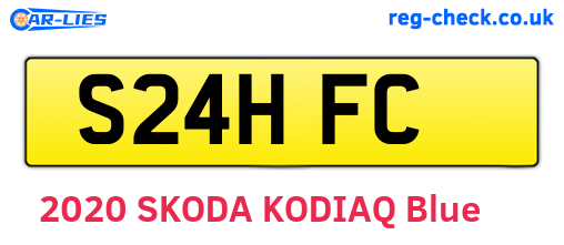 S24HFC are the vehicle registration plates.