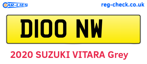 D10ONW are the vehicle registration plates.