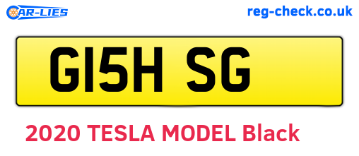 G15HSG are the vehicle registration plates.