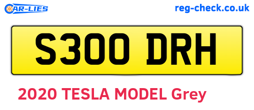 S300DRH are the vehicle registration plates.