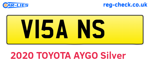 V15ANS are the vehicle registration plates.