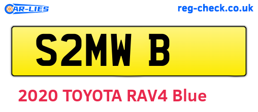 S2MWB are the vehicle registration plates.