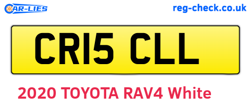 CR15CLL are the vehicle registration plates.