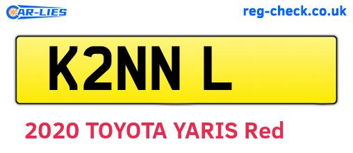 K2NNL are the vehicle registration plates.
