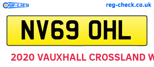 NV69OHL are the vehicle registration plates.
