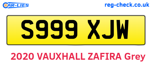 S999XJW are the vehicle registration plates.
