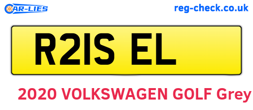 R21SEL are the vehicle registration plates.