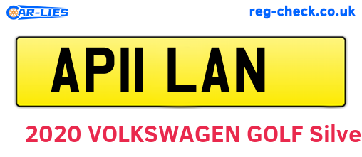 AP11LAN are the vehicle registration plates.
