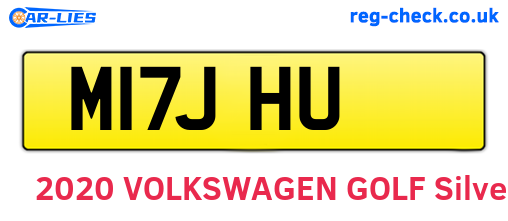 M17JHU are the vehicle registration plates.