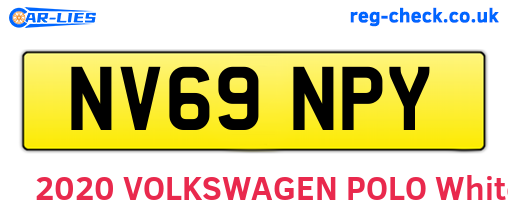 NV69NPY are the vehicle registration plates.