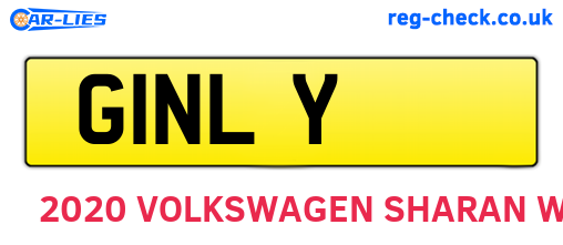 G1NLY are the vehicle registration plates.