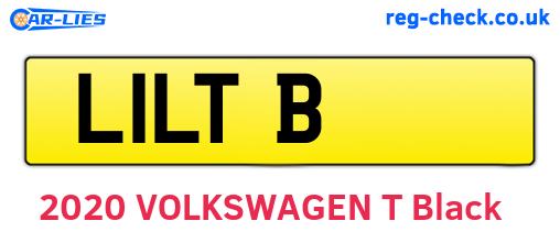 L1LTB are the vehicle registration plates.