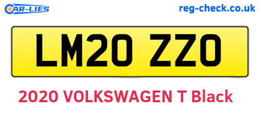 LM20ZZO are the vehicle registration plates.