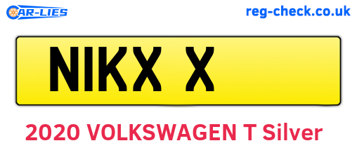 N1KXX are the vehicle registration plates.