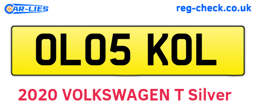 OL05KOL are the vehicle registration plates.