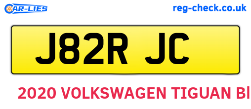 J82RJC are the vehicle registration plates.