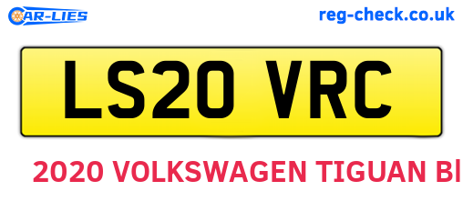 LS20VRC are the vehicle registration plates.
