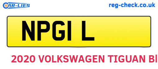 NPG1L are the vehicle registration plates.