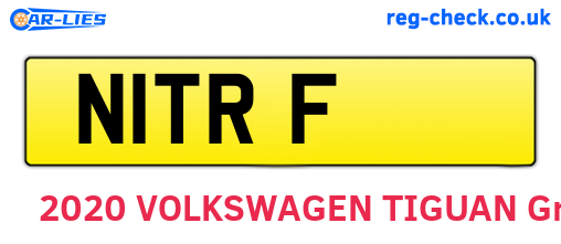 N1TRF are the vehicle registration plates.