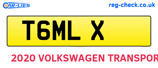 T6MLX are the vehicle registration plates.