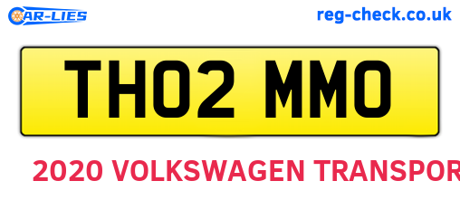 TH02MMO are the vehicle registration plates.