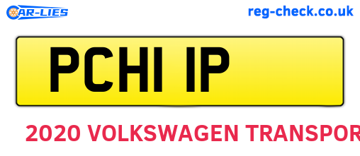PCH11P are the vehicle registration plates.